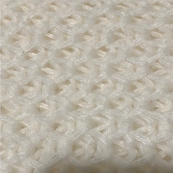 White Knit Infinity Scarf - Picture 2 of 3